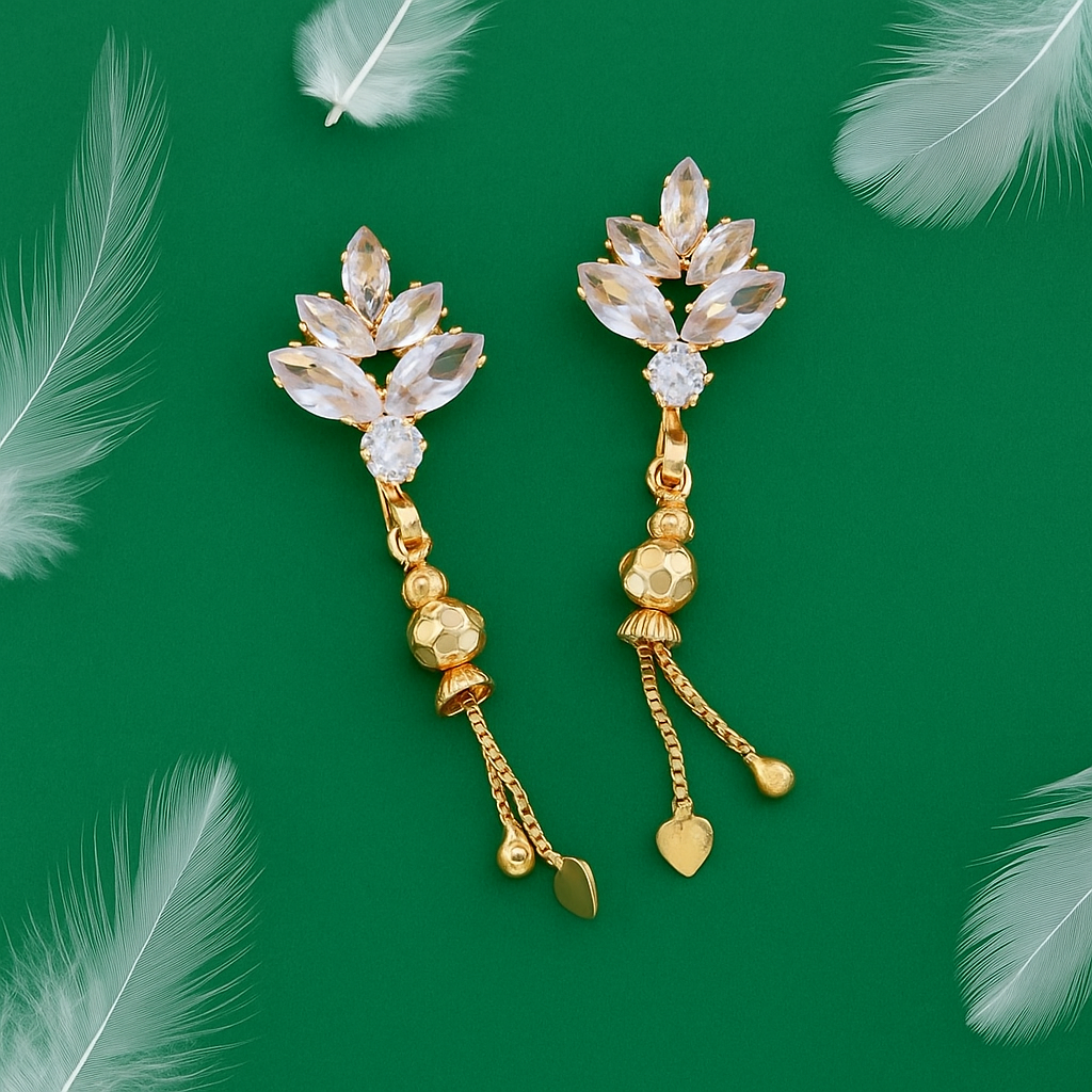 Leaf Drop Earrings