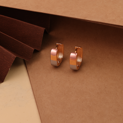 Round Hoop Earrings