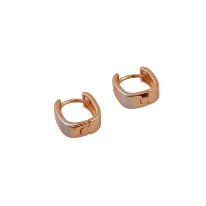 Round Hoop Earrings