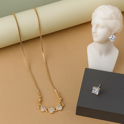 Crystal Stone Chain Pendant