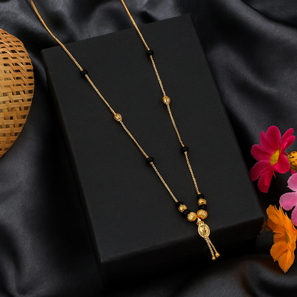 Modern Black Bead Mangalsutra