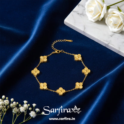 Golden Flower Bracelet
