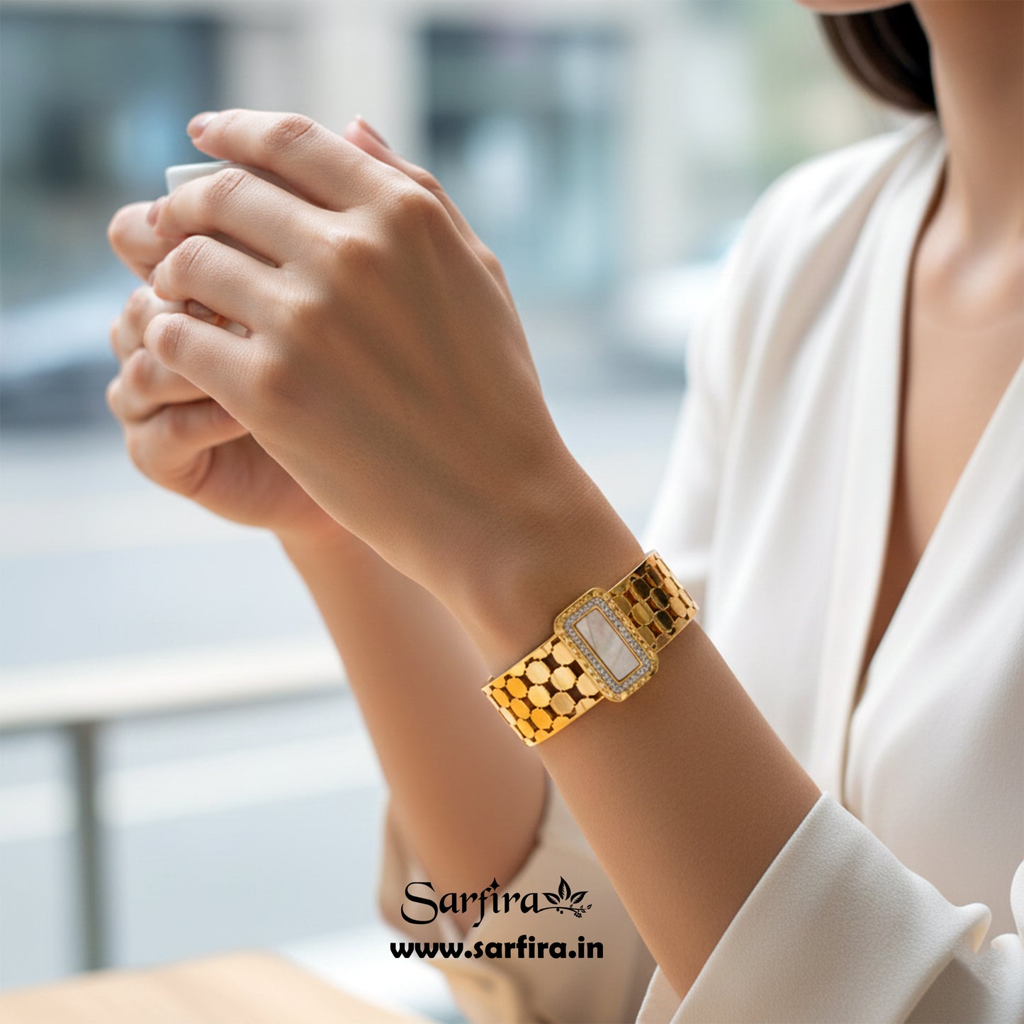Geometric Pattern Kada Bracelet