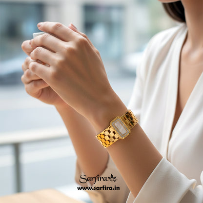 Geometric Pattern Kada Bracelet