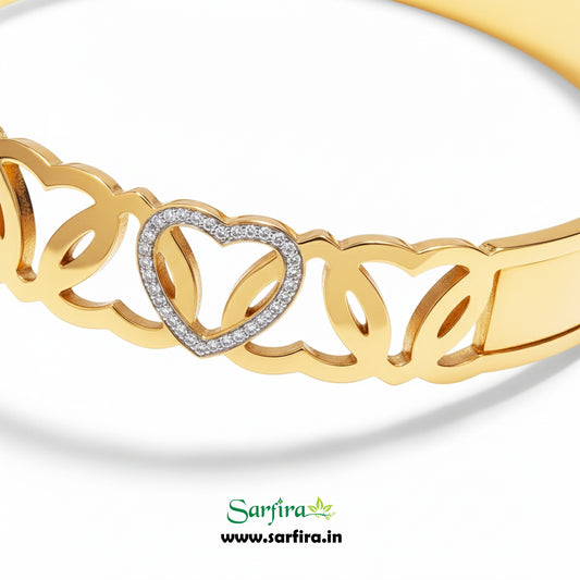 Open Heart Design Kada Bracelet