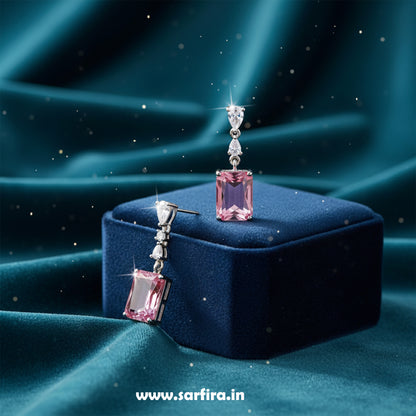 Light Pink AD Graduating Drop Necklace