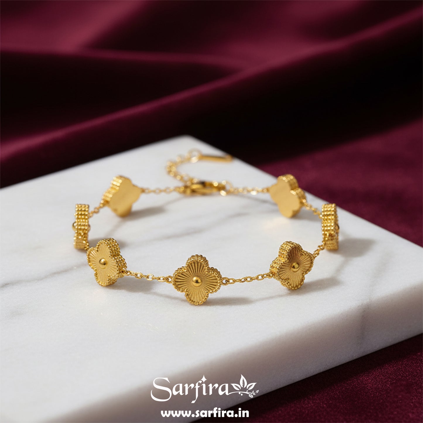 Golden Flower Bracelet