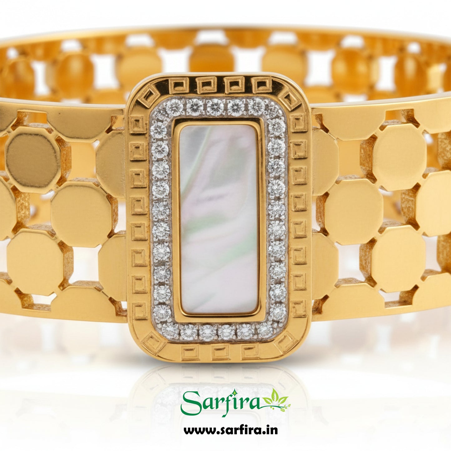 Geometric Pattern Kada Bracelet