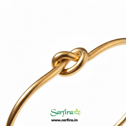 Simple Knot Open Cuff Kada