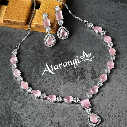 Royal Kundan Pink Bridal Necklace Set