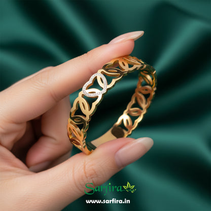 Open Heart Design Kada Bracelet