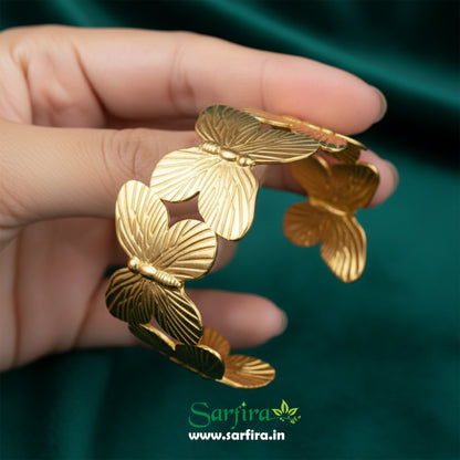 Butterfly Open Cuff Bracelet