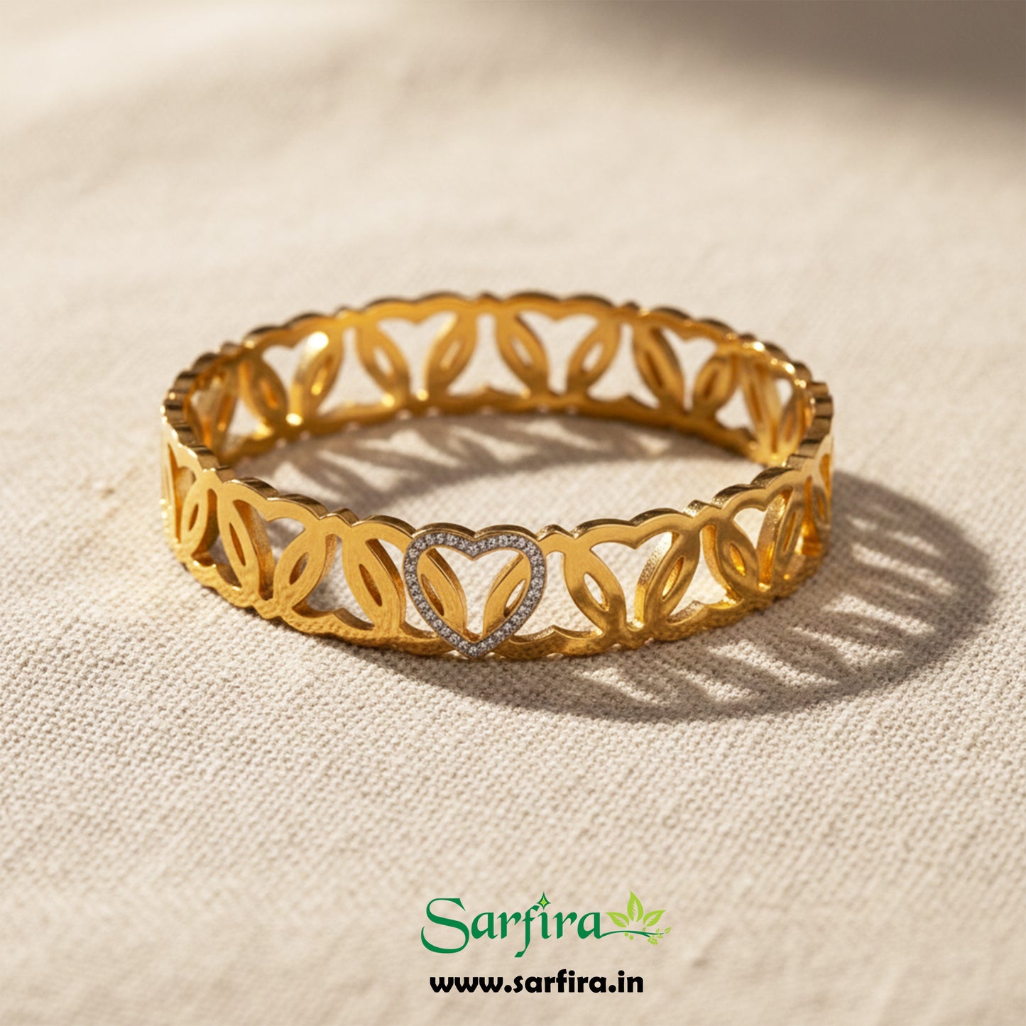 Open Heart Design Kada Bracelet