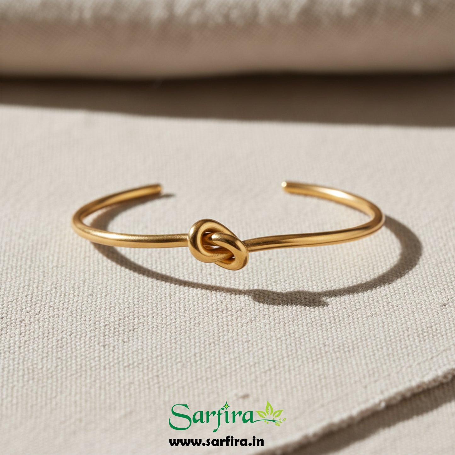 Simple Knot Open Cuff Kada