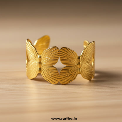 Butterfly Open Cuff Bracelet