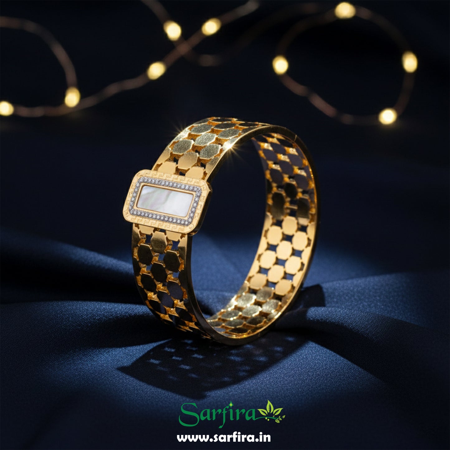 Geometric Pattern Kada Bracelet