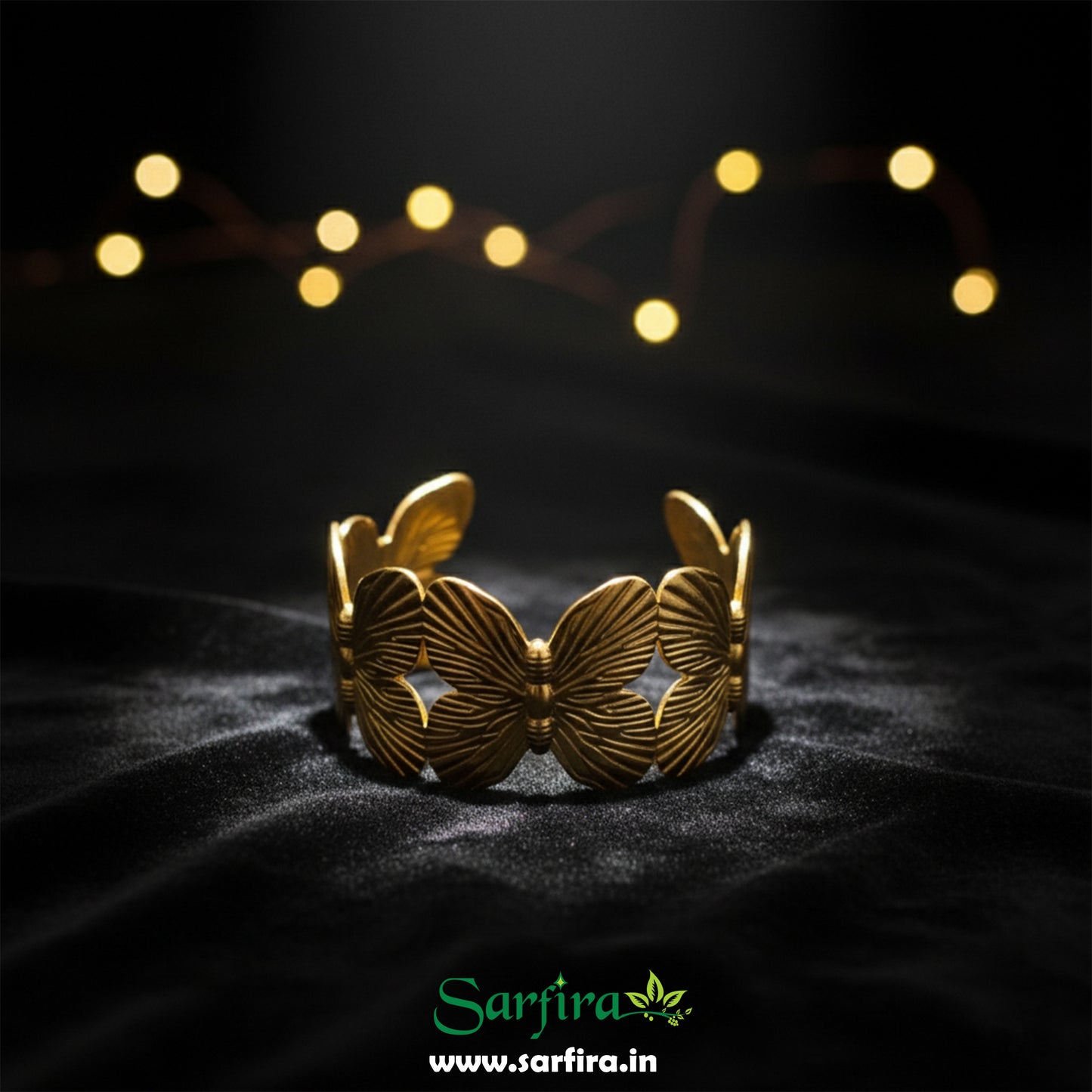 Butterfly Open Cuff Bracelet