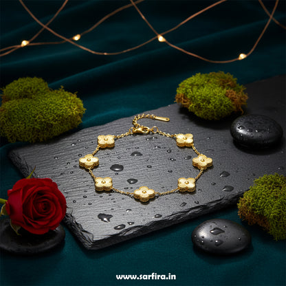 Golden Flower Bracelet