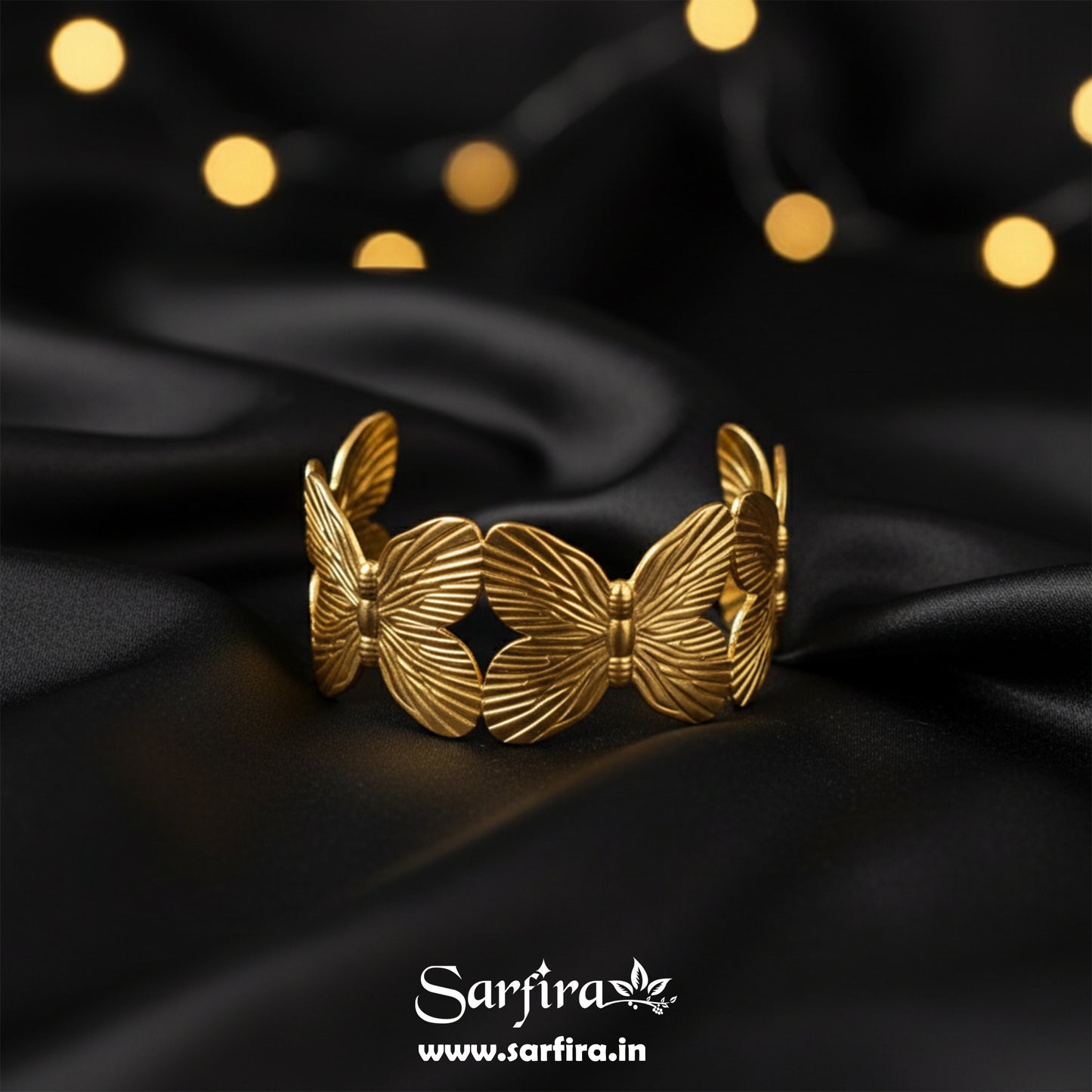 Butterfly Open Cuff Bracelet