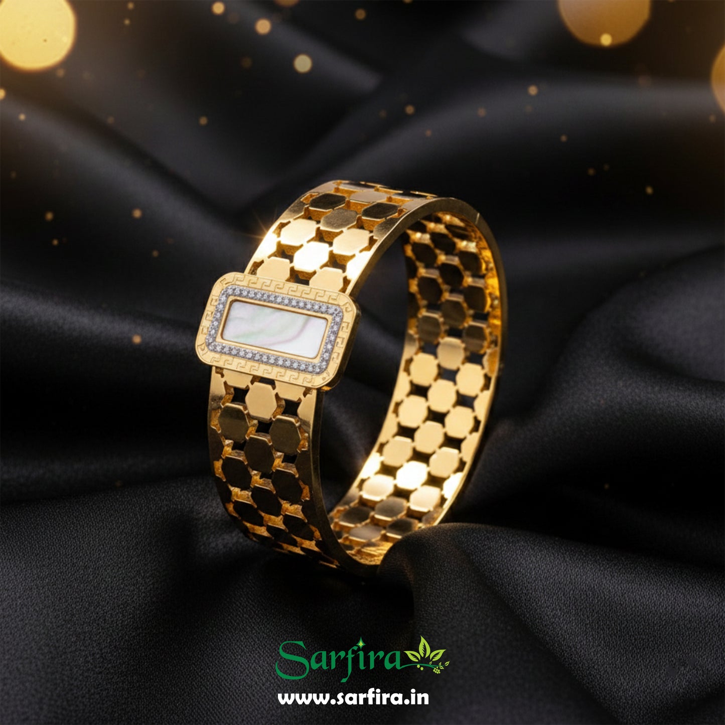 Geometric Pattern Kada Bracelet