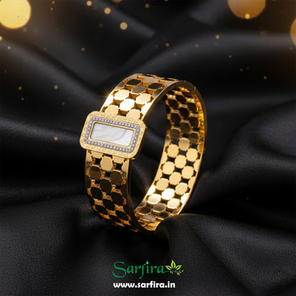 Geometric Pattern Kada Bracelet