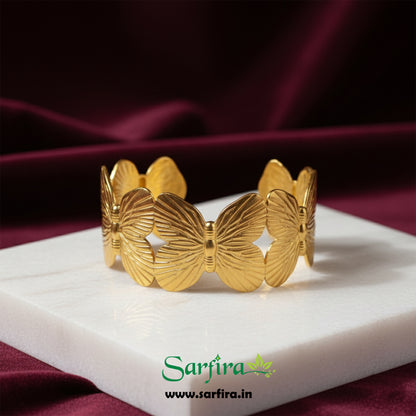 Butterfly Open Cuff Bracelet