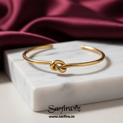 Simple Knot Open Cuff Kada