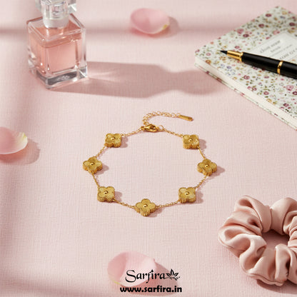 Golden Flower Bracelet