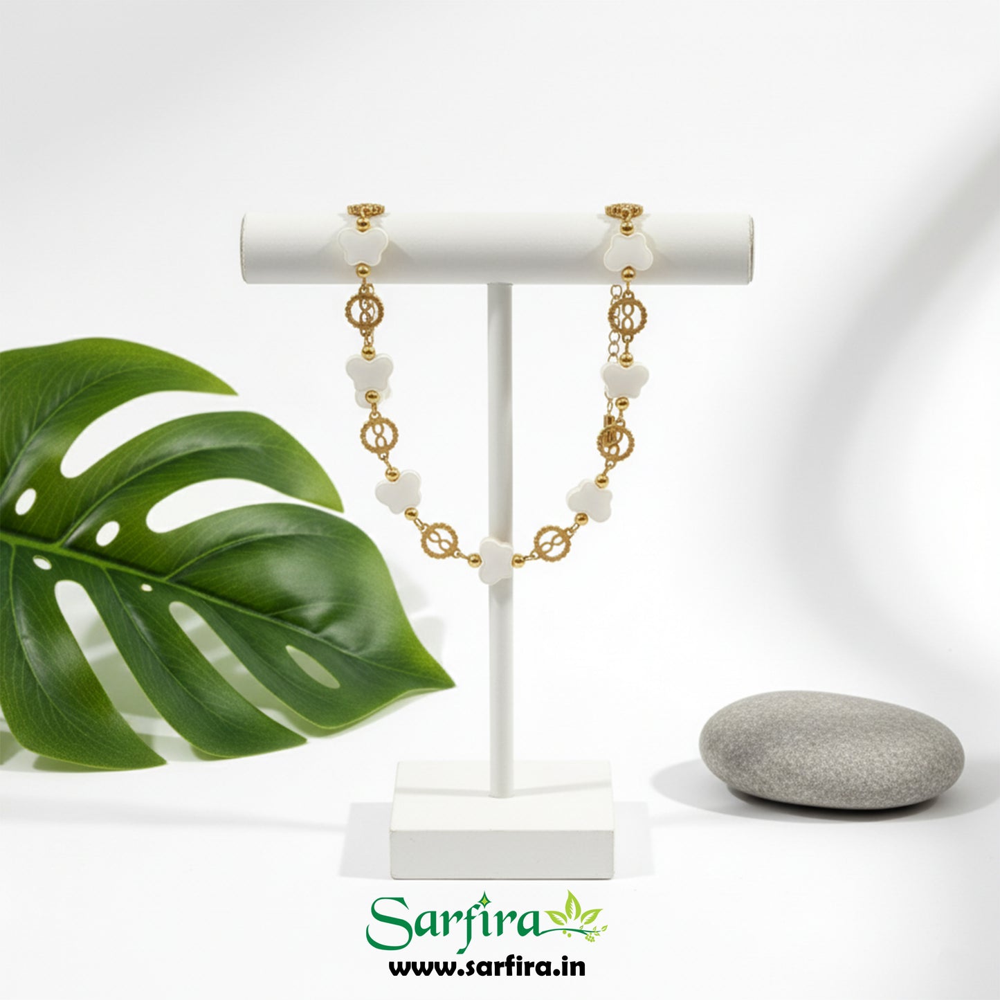 Flower & Infinity Link Bracelet