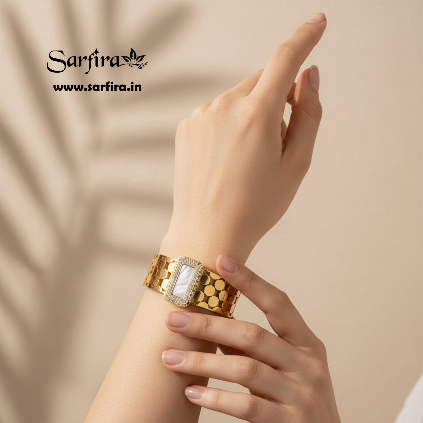 Geometric Pattern Kada Bracelet