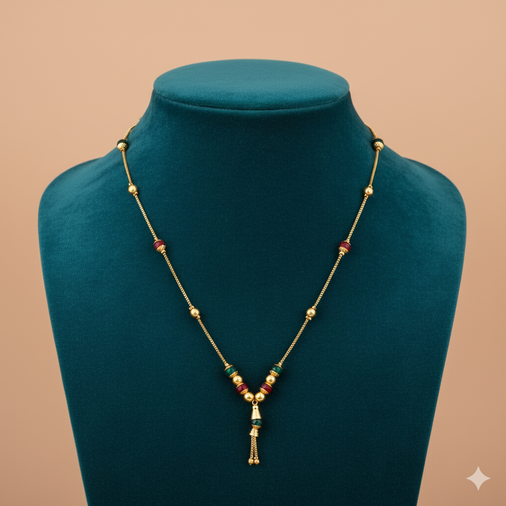 Multi-colored Beaded Mangalsutra