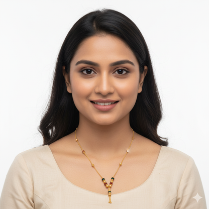 Multi-colored Beaded Mangalsutra