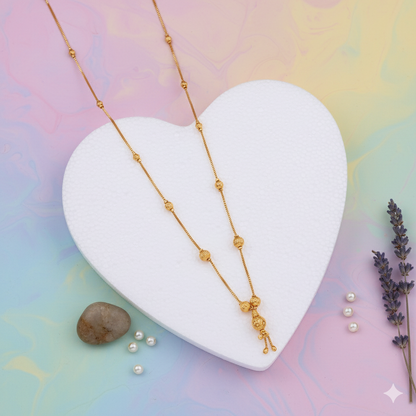 Minimalist Gold Beaded Mangalsutra