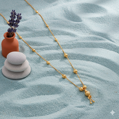Minimalist Gold Beaded Mangalsutra