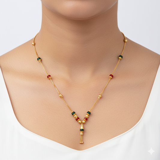 Multi-colored Beaded Mangalsutra